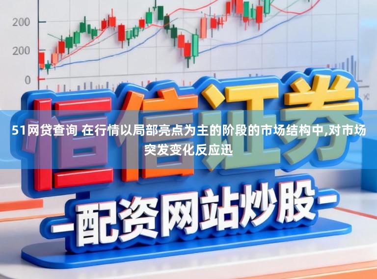51网贷查询 在行情以局部亮点为主的阶段的市场结构中,对市场突发变化反应迅