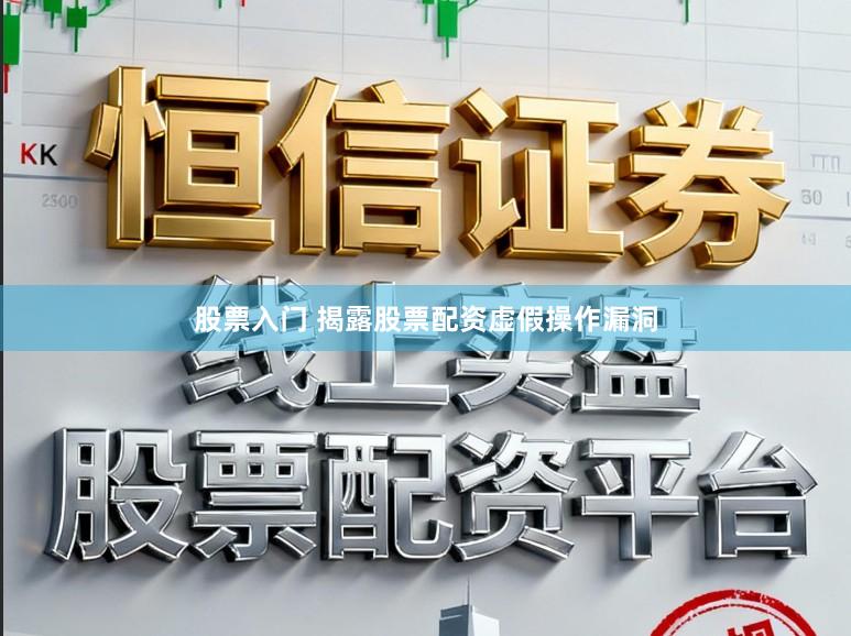 股票入门 揭露股票配资虚假操作漏洞