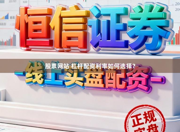 股票网站 杠杆配资利率如何选择？